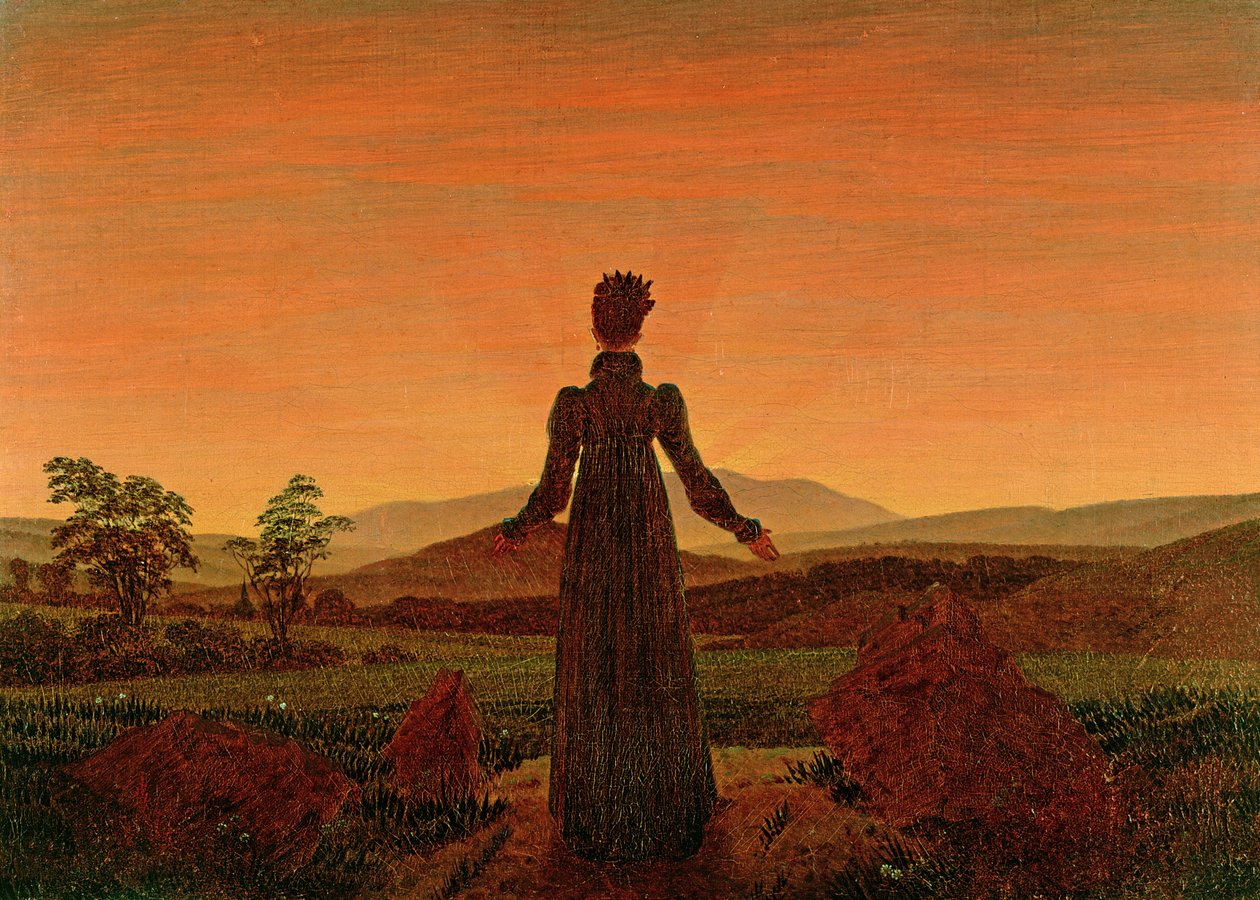 Kvinde ved daggry af Caspar David Friedrich