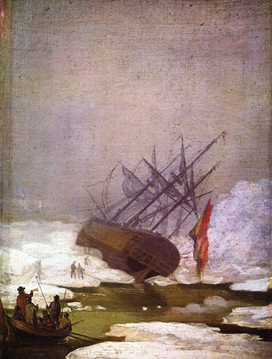Vraget i ishavet af Caspar David Friedrich