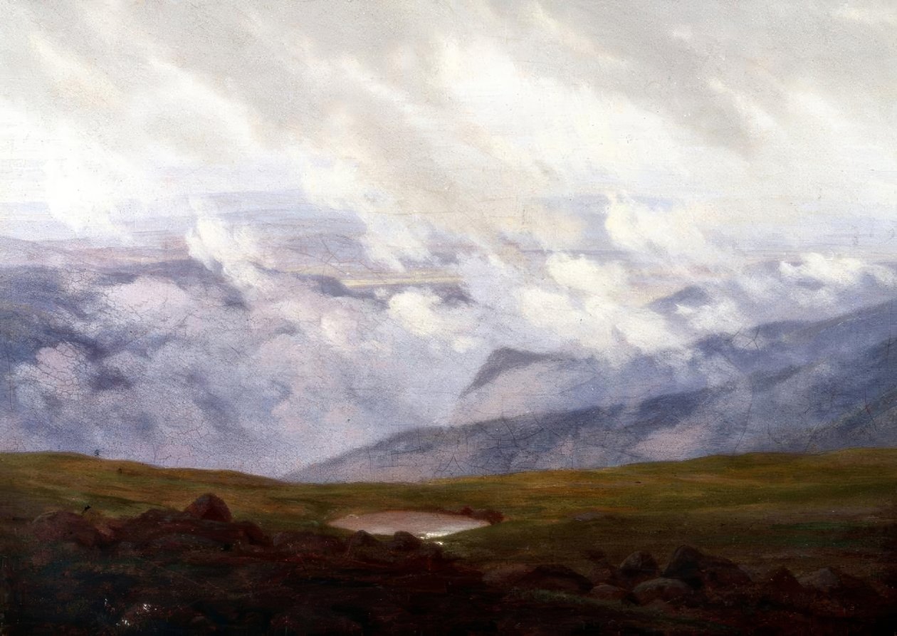 Skyer i bevægelse af Caspar David Friedrich
