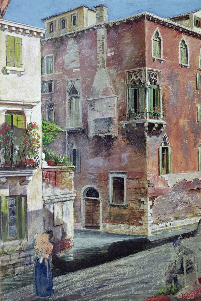 En scene i Venedig af Caspar Purdon Clarke