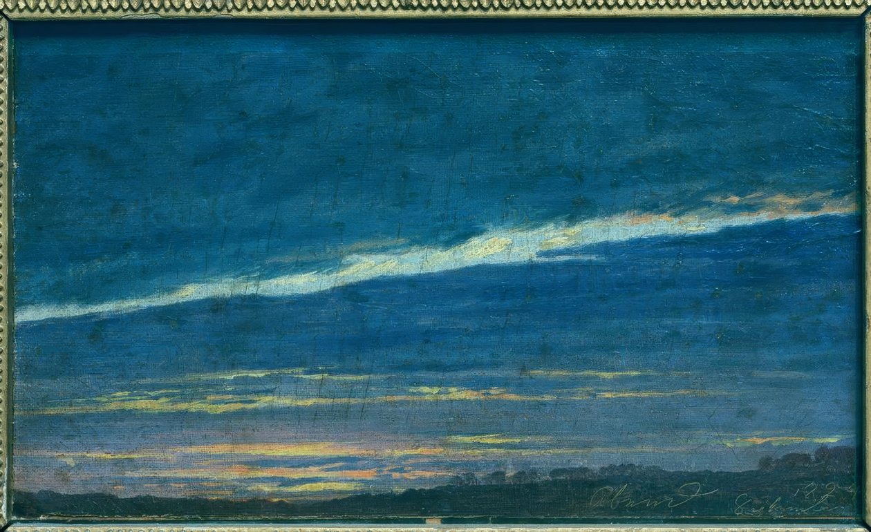 aften af Caspar David Friedrich