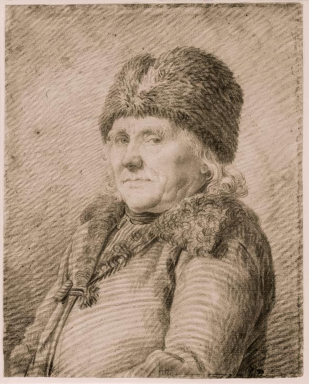Portræt af faderen Adolph Gottlieb Friedrich af Caspar David Friedrich