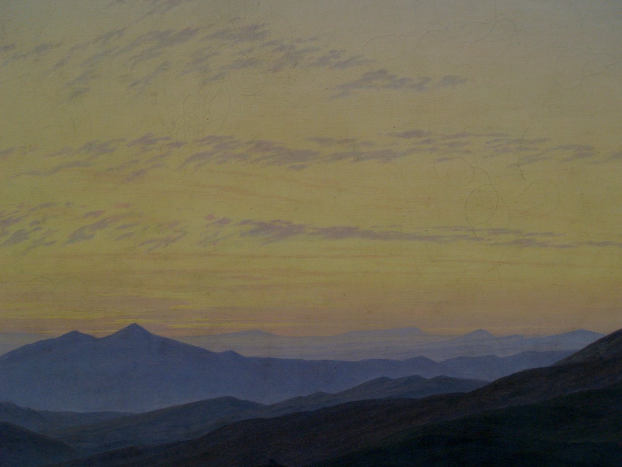 Tysk: Kæmpebjergene Kæmpebjergene af Caspar David Friedrich