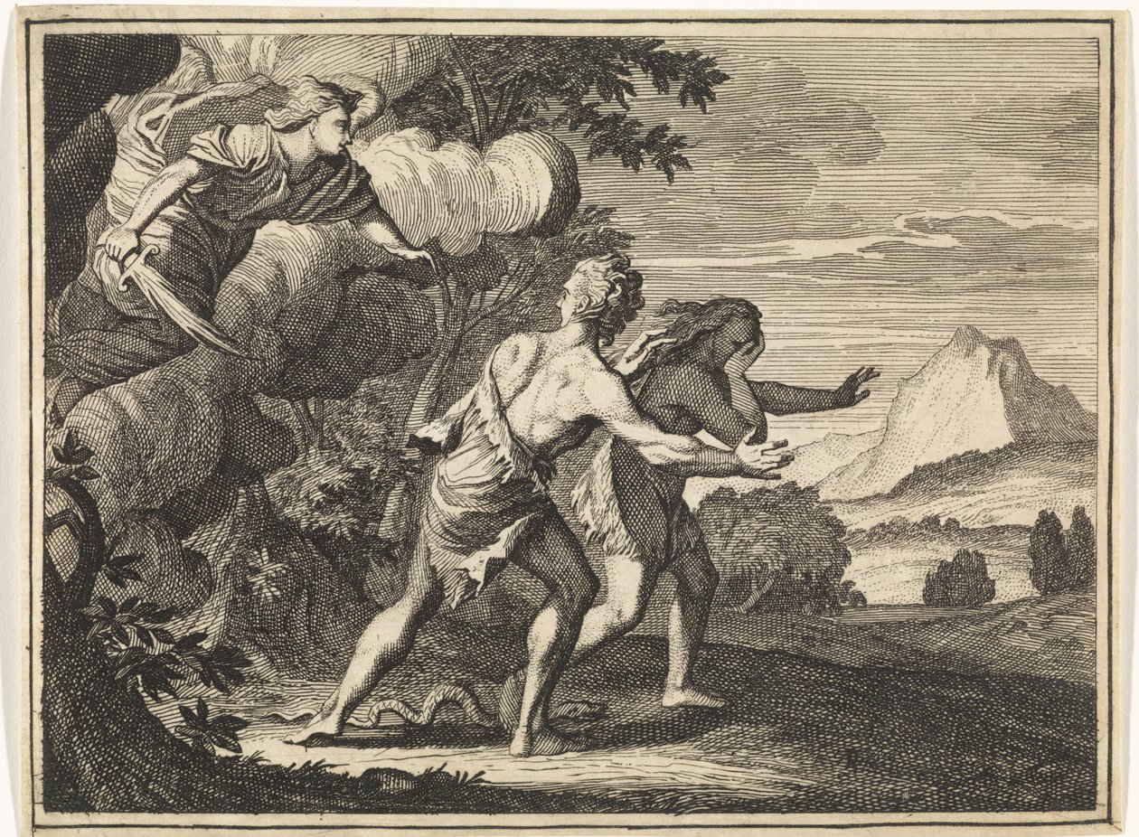 Udvisning fra paradis af Caspar Luyken