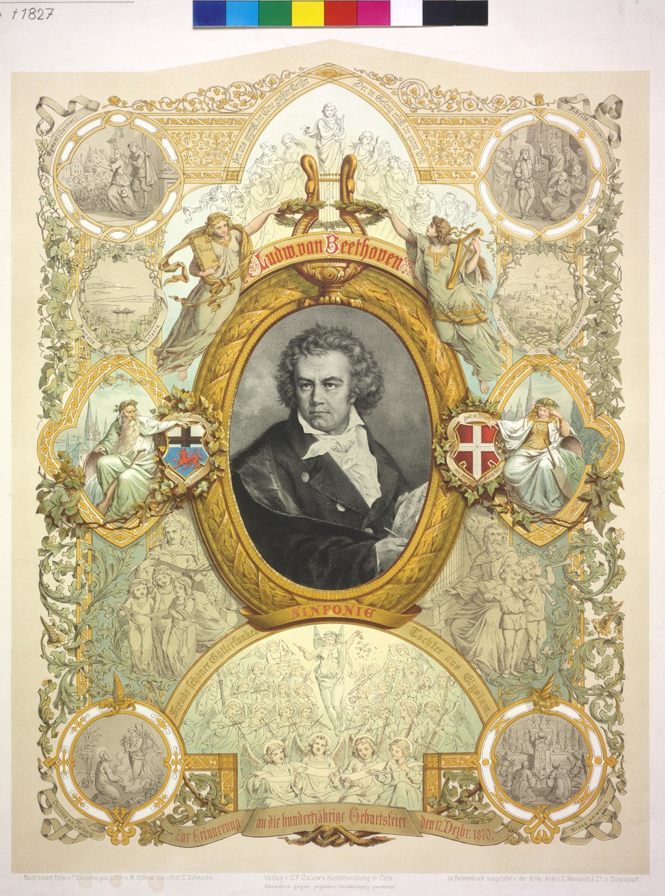 Ludwig van Beethoven af Casper Johann Nepomuk Scheuren