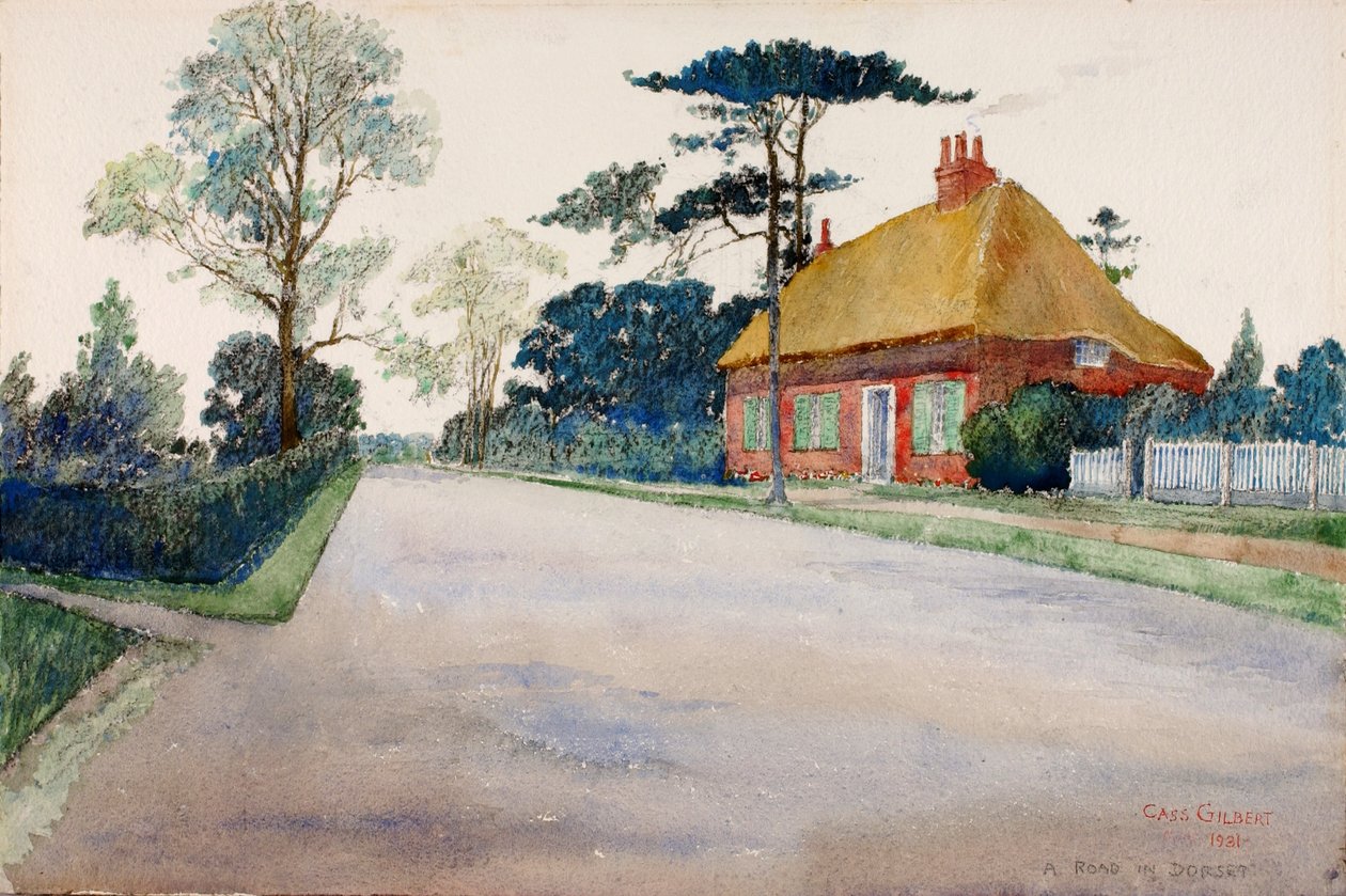 En vej i Dorset af Cass Gilbert