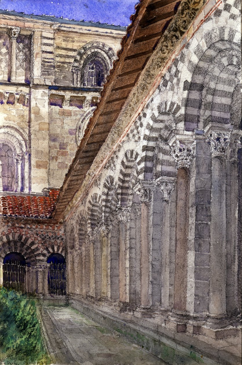 Katedralens kloster i Le Puy af Cass Gilbert