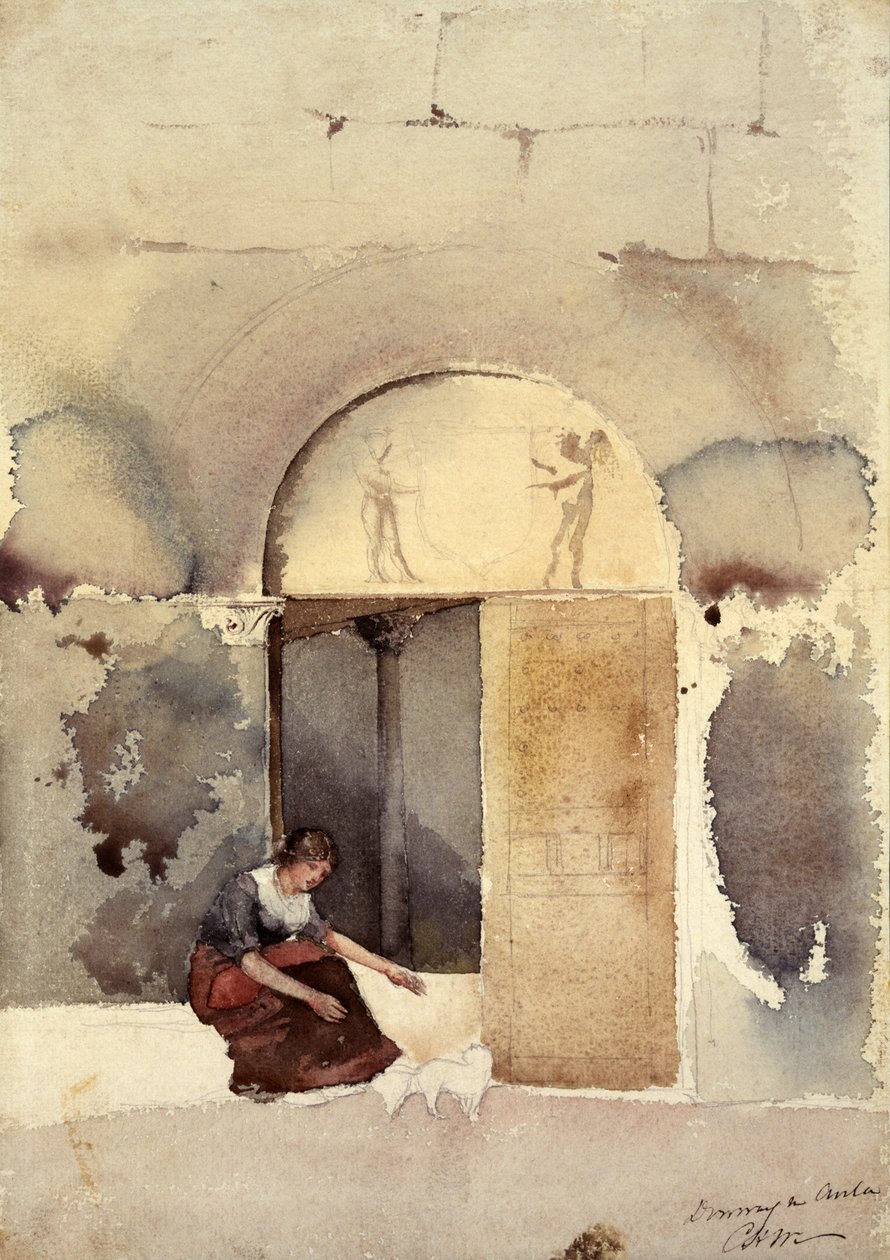 Døråbning i Anla, n.d. af Cass Gilbert
