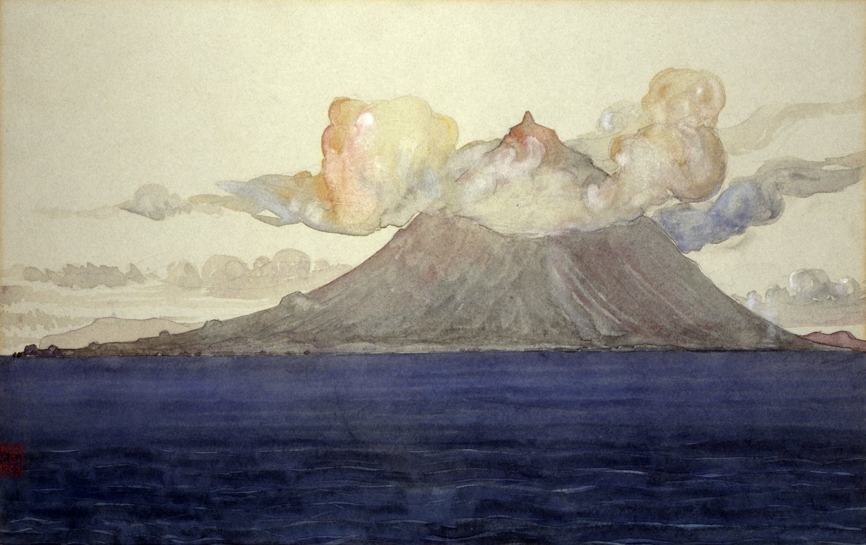 Mt. Pico, Azorerne, 1905. af Cass Gilbert