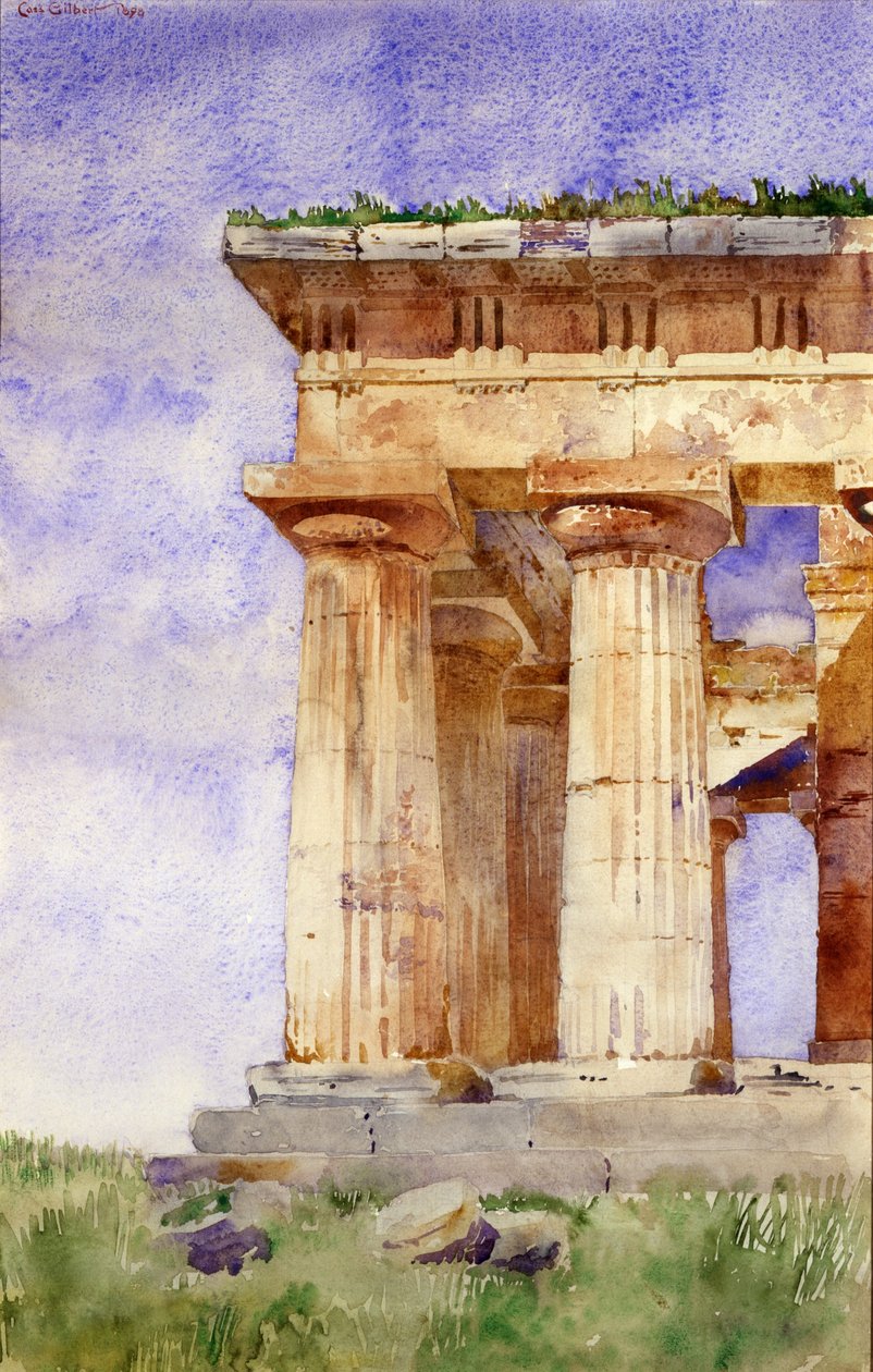 Neptuns tempel, Paestum af Cass Gilbert