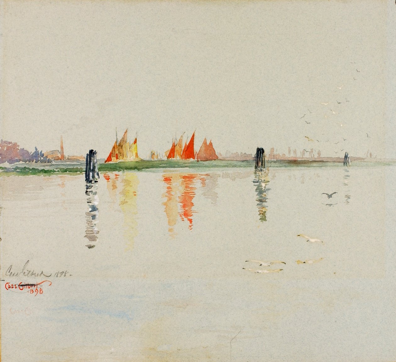 Lagunen, Venedig af Cass Gilbert