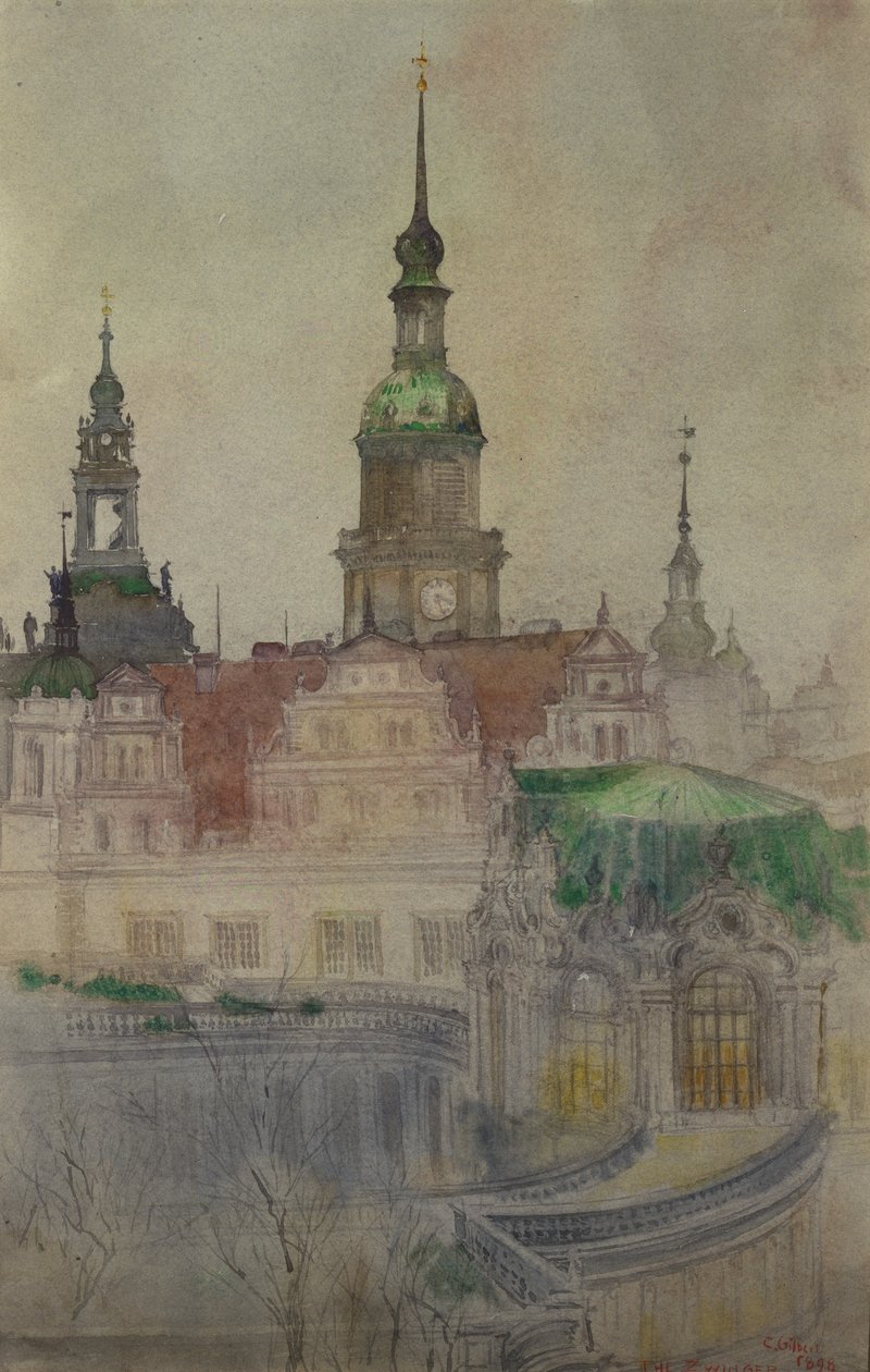 Zwinger-tårnene, Dresden af Cass Gilbert