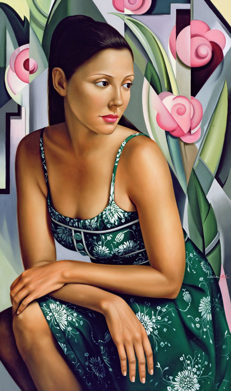 Belle de Jour (olie på linned) af Catherine Abel