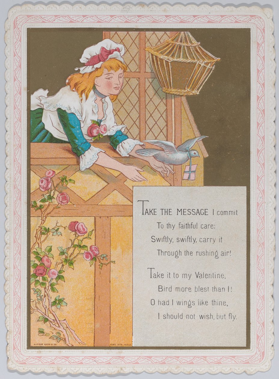 Valentin, 1874. af Catherine Greenaway