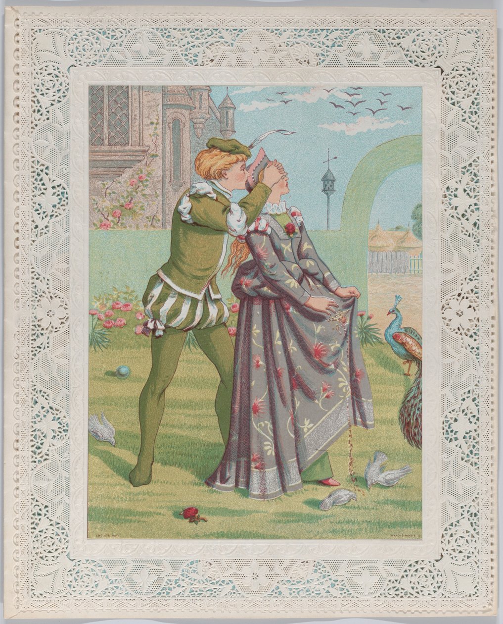 Valentin, 1876. af Catherine Greenaway