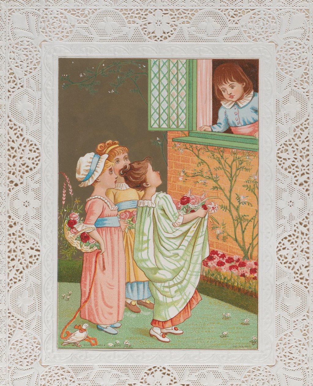 Valentine, ca. 1880. af Catherine Greenaway