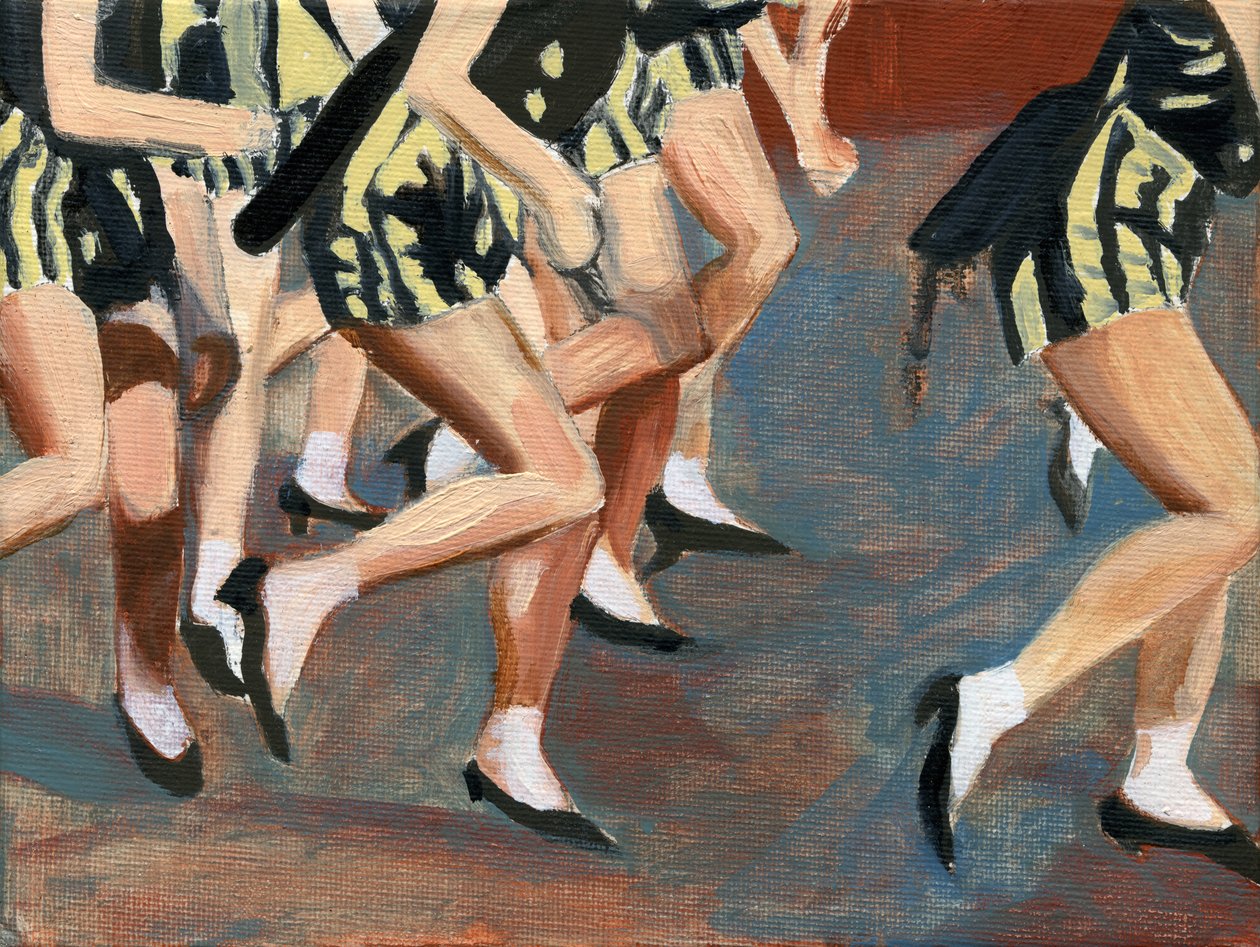 Taps, 2008 (olie på lærredsplade) af Cathy Lomax