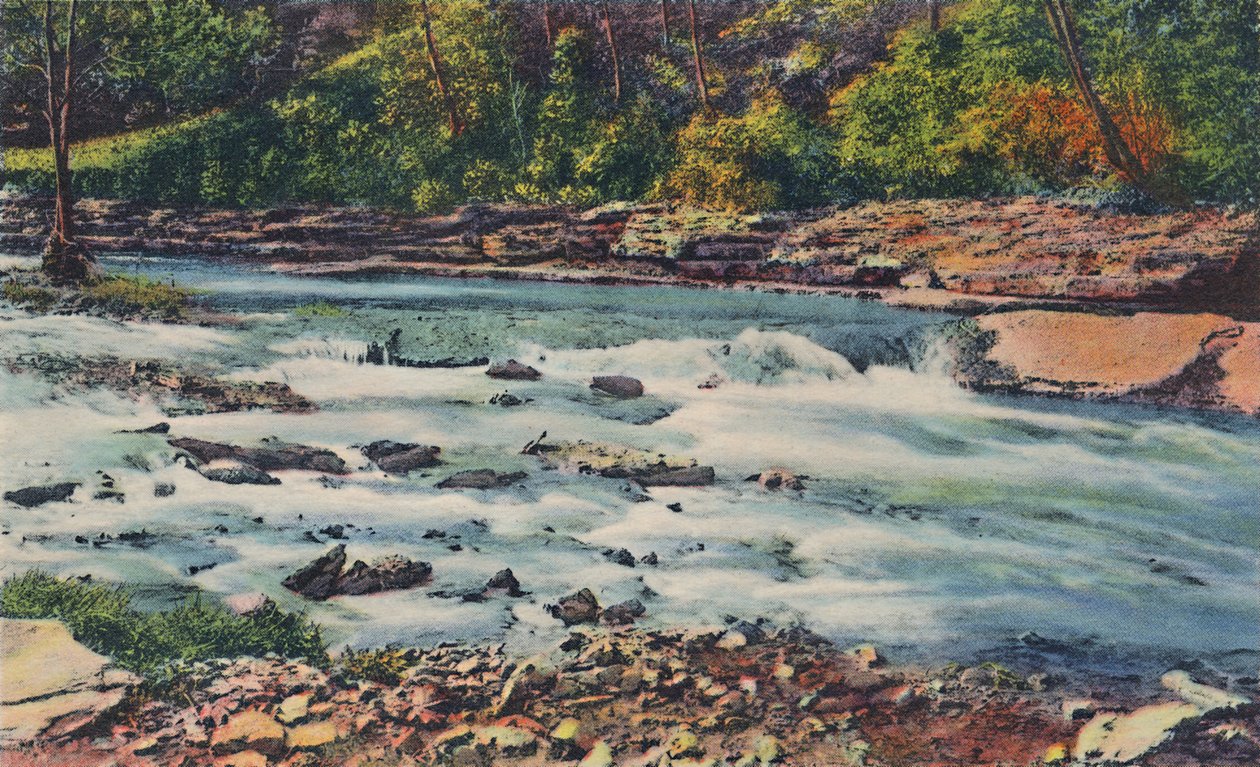 Rapid Waters, Cherokee Park, 1942 af Caufield and Shook