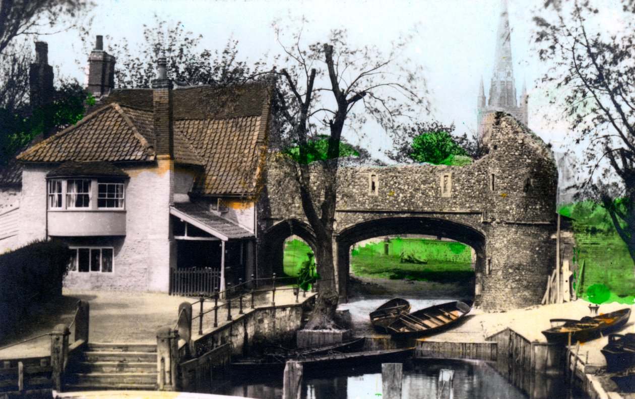 Trækker færge, Norwich, Norfolk, 1926. af Cavenders Ltd