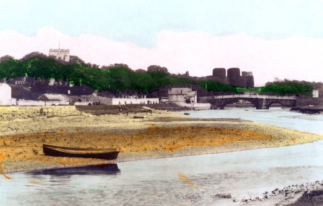 Rhuddlan Castle, nær Rhyl, Denbighshire, 1926. af Cavenders Ltd
