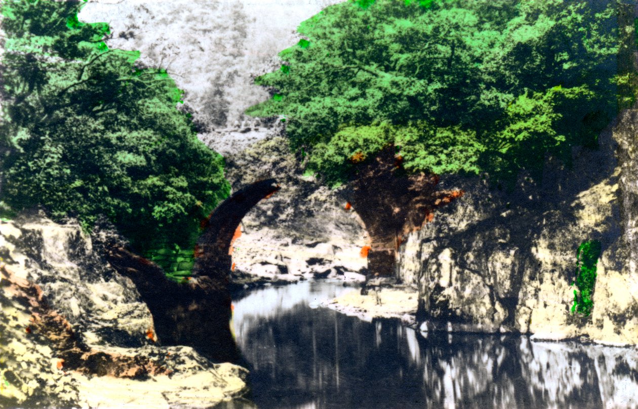 Romersk bro ved Bettws-y-Coed, Gwynedd, 1926. af Cavenders Ltd