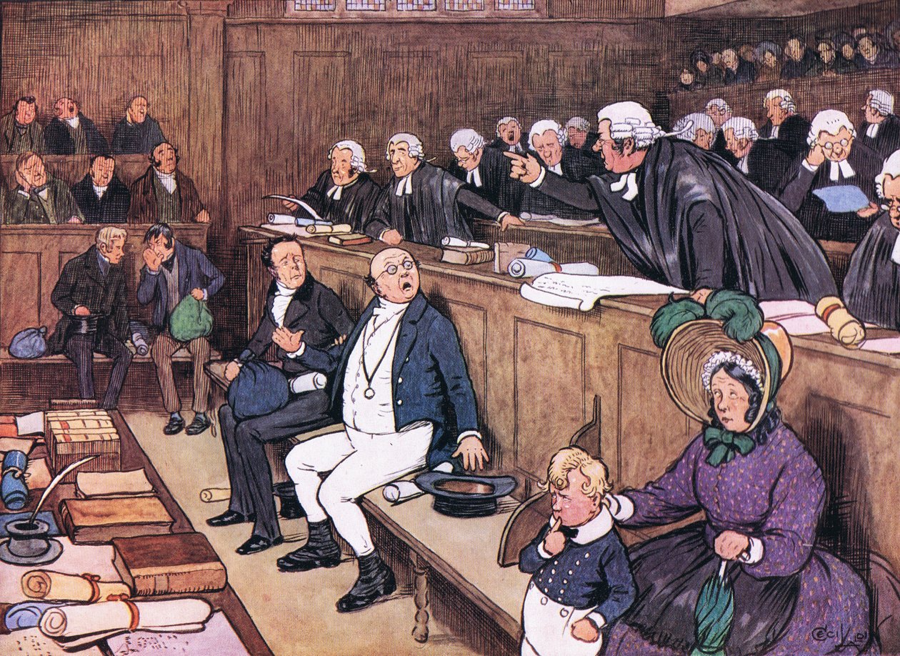 Mine herrer, hvad betyder det koteletter og tomatsauce, jeres Pickwick! af Cecil Charles Windsor Aldin
