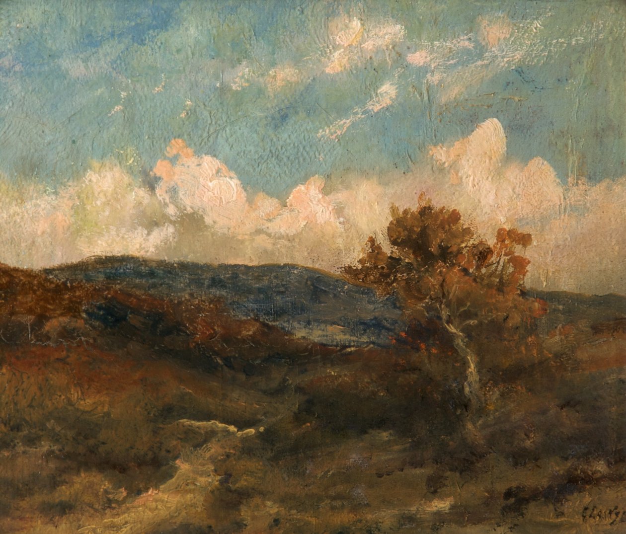 Landskab, c.1870-80 af Cecil Gordon Lawson