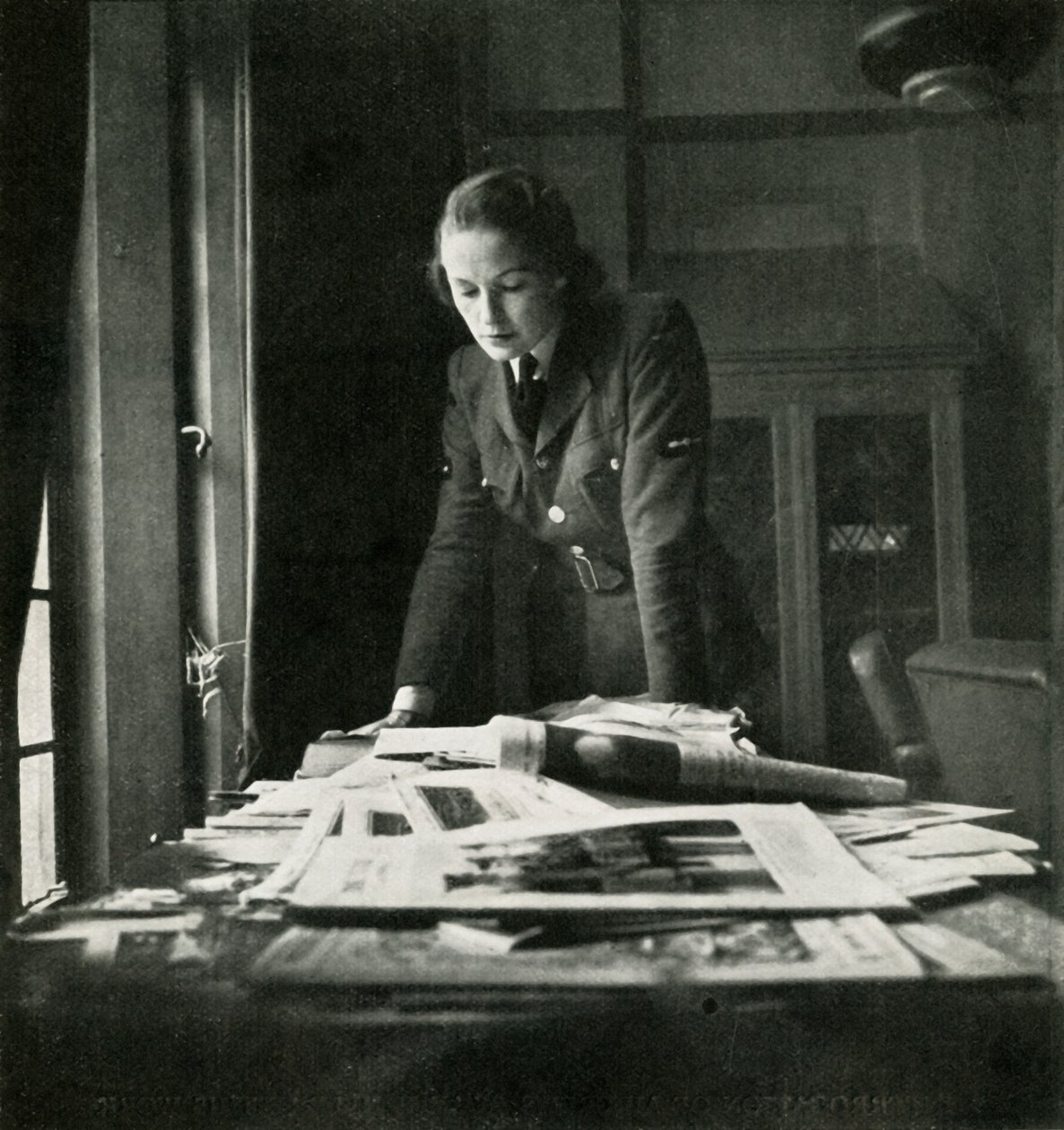 I læsesalen, c1943. af Cecil Beaton