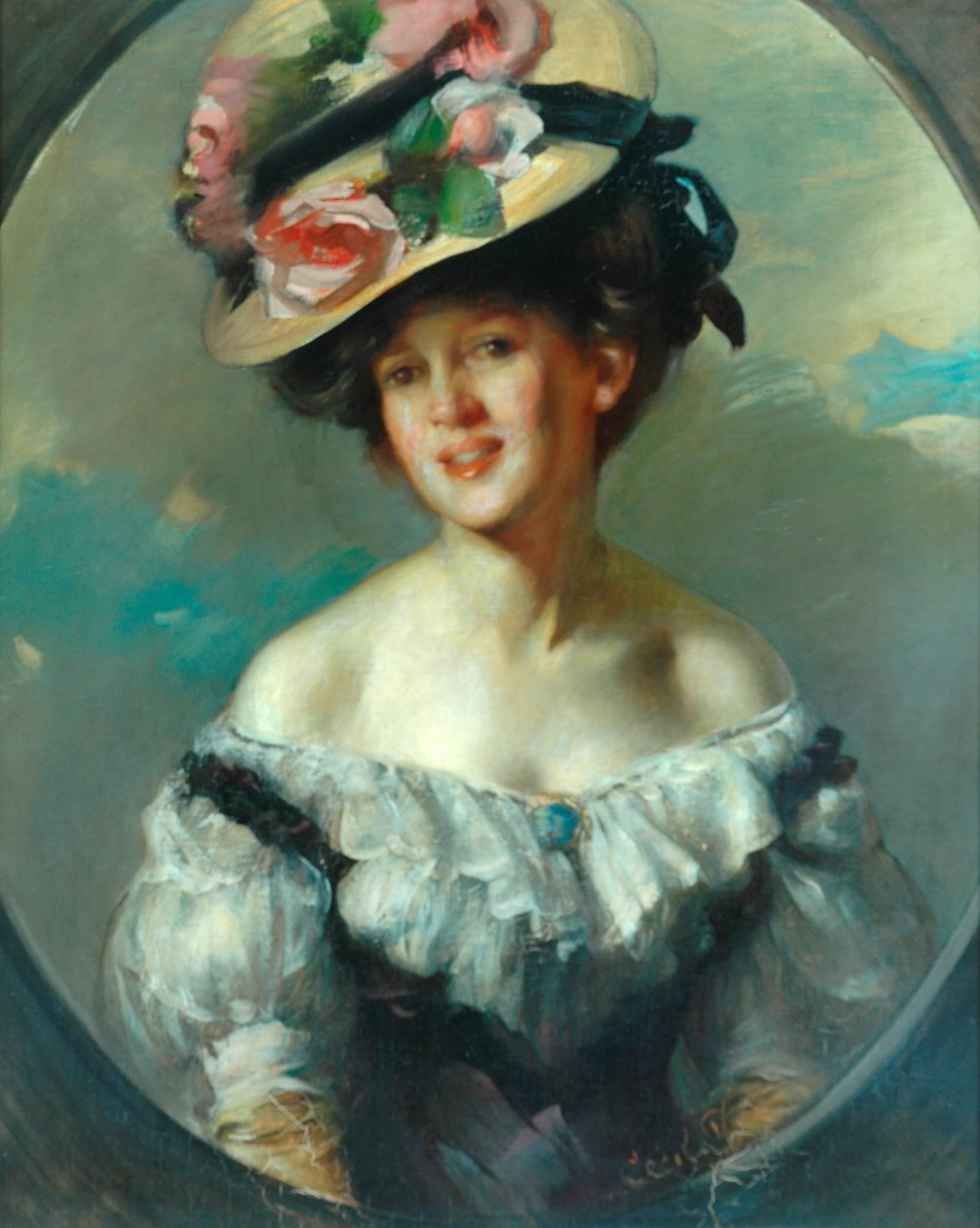 Mrs Dods-Withers (olie på lærred) af Cecil William Rae