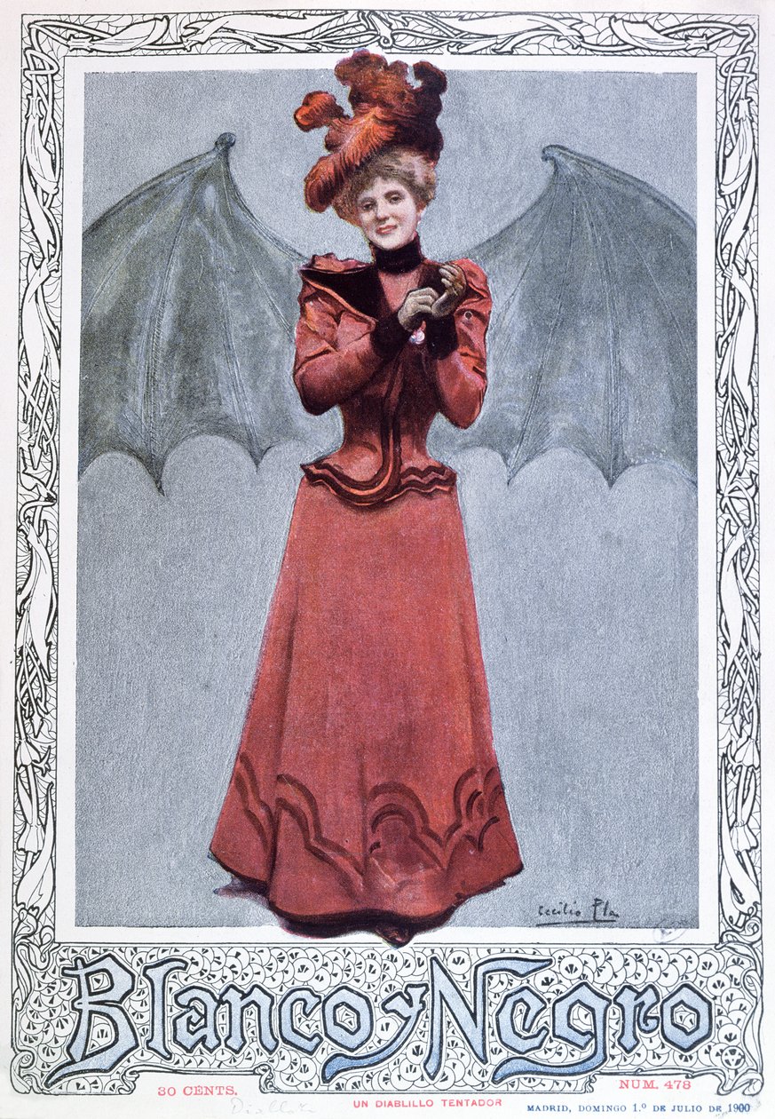 The Devilish Temptress, fra forsiden af magasinet 