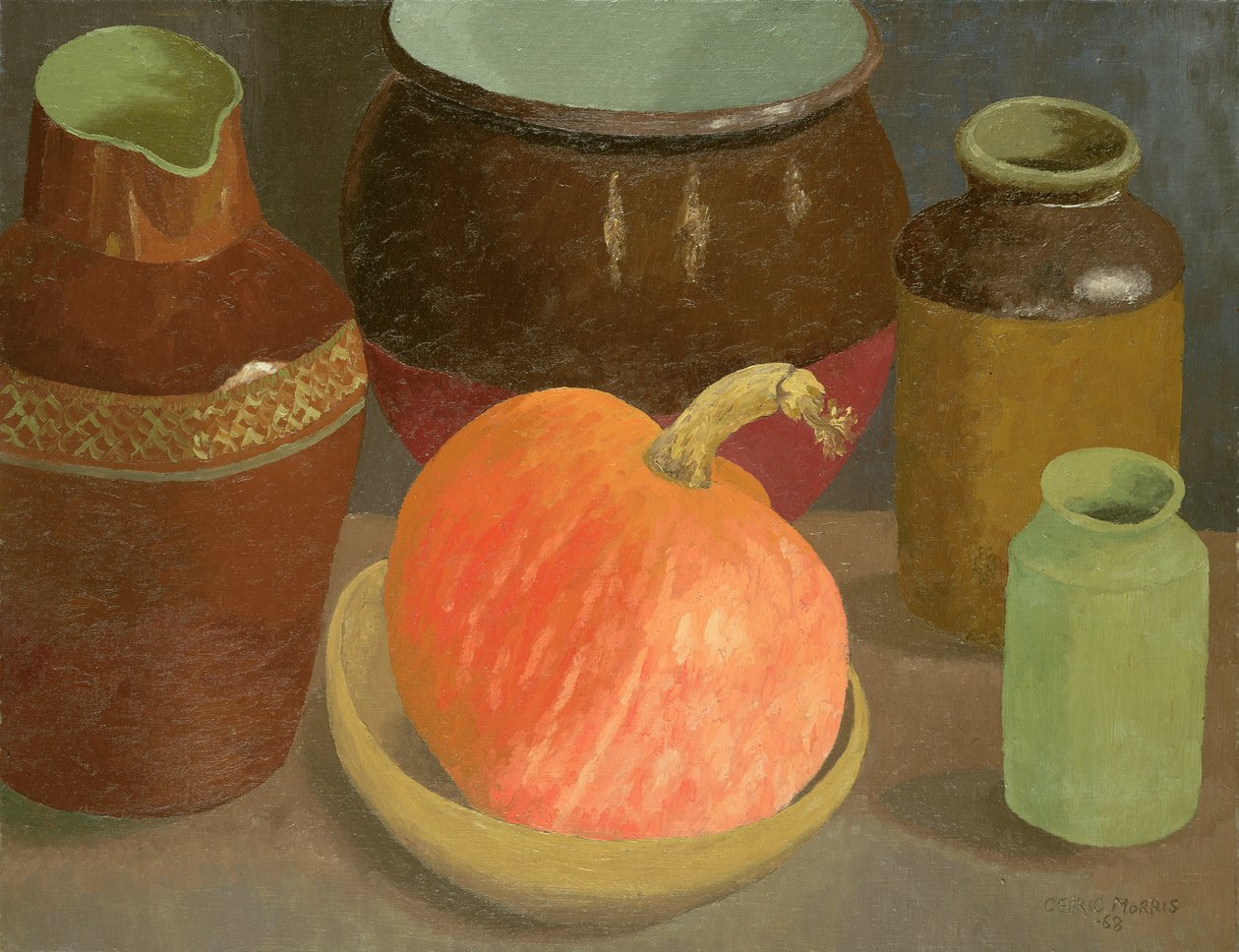 Græskar og gryder af Cedric Morris