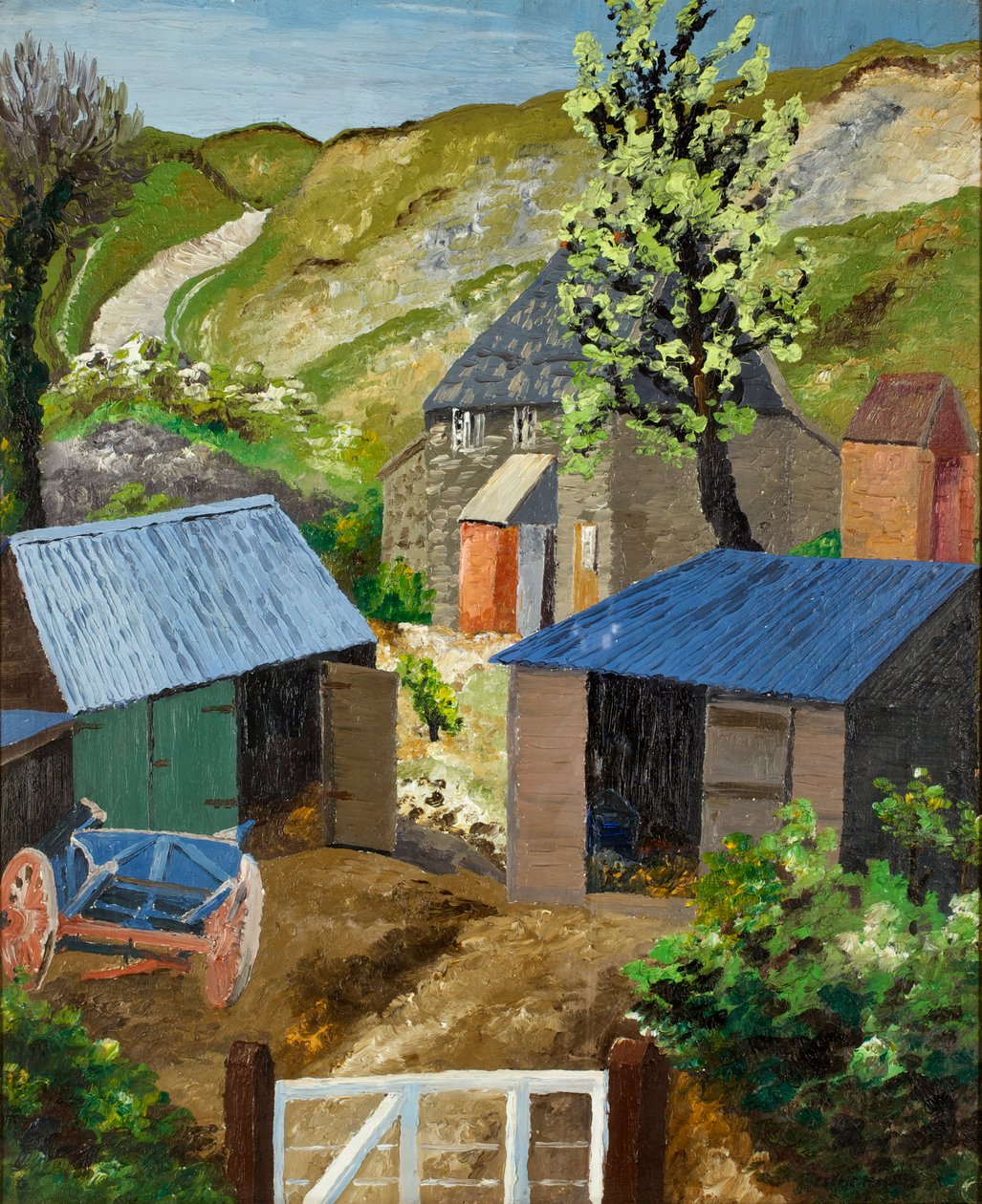 Gården, Dorset af Cedric Morris