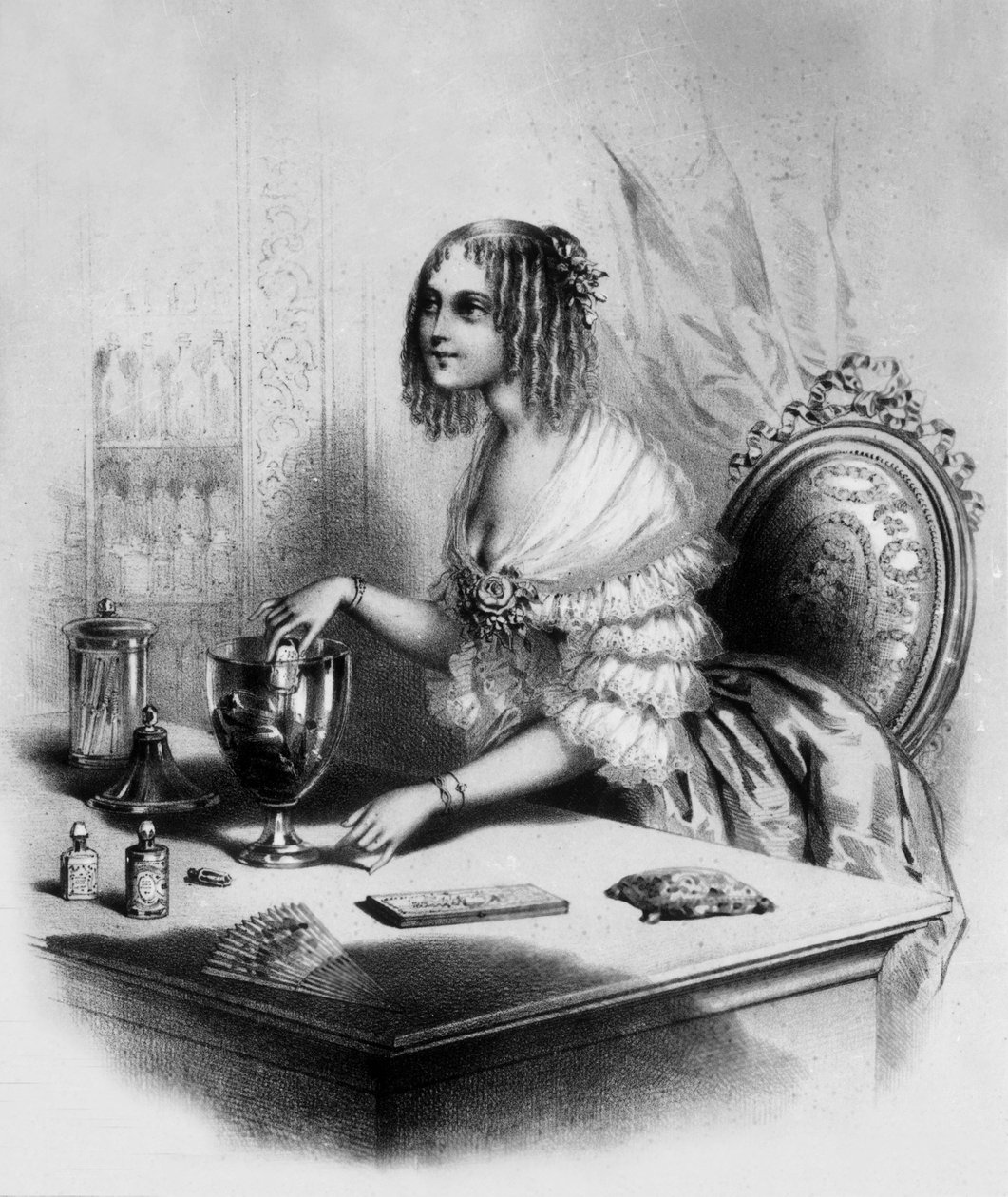 Parfumesælger i Paris af Celestin Deshayes