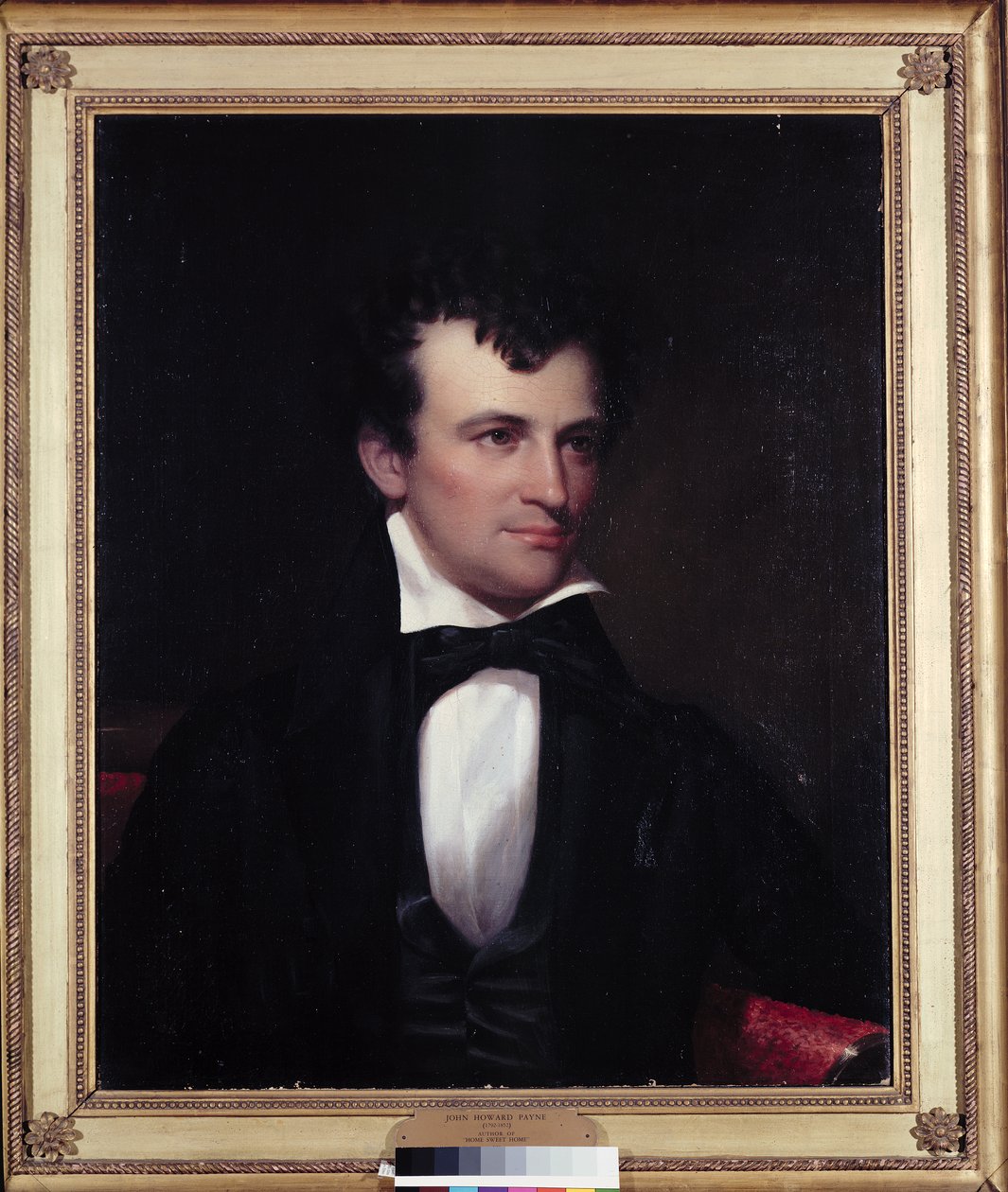 John Howard Payne olie på lærred af Cephas Giovanni Thompson