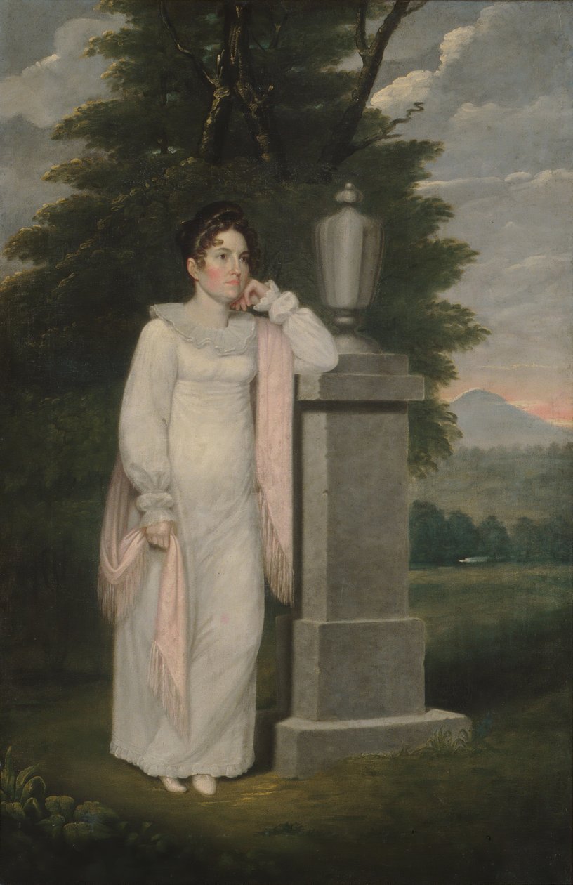 Mrs. Cephas Thompson Olivia Leonard, ca. 1810-20. af Cephas Thompson