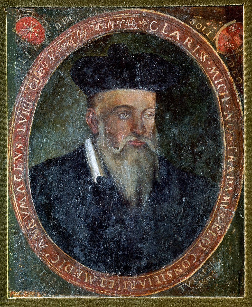 Portræt af Michel de Nostradame (1503-66) af Cesar Nostradamus
