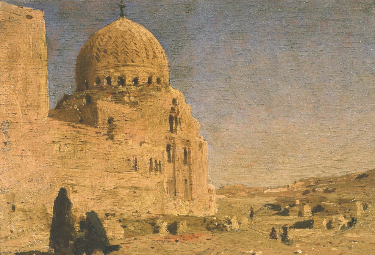 Moske i en arabisk by af Cesare Biseo
