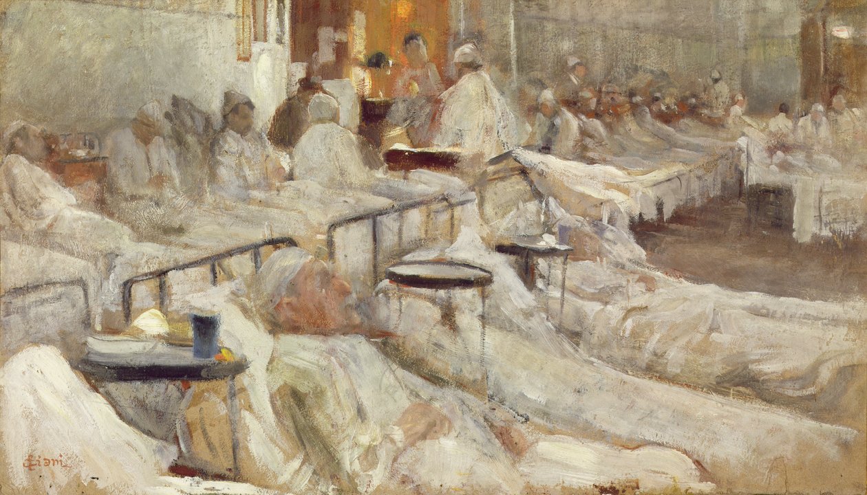 Sygehusafdelingen af Cesare Ciani