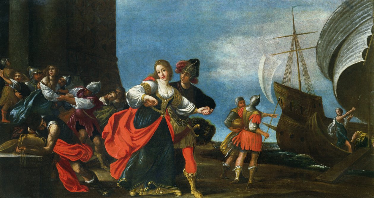 Bortførelsen af Helen af Troja af Cesare Dandini