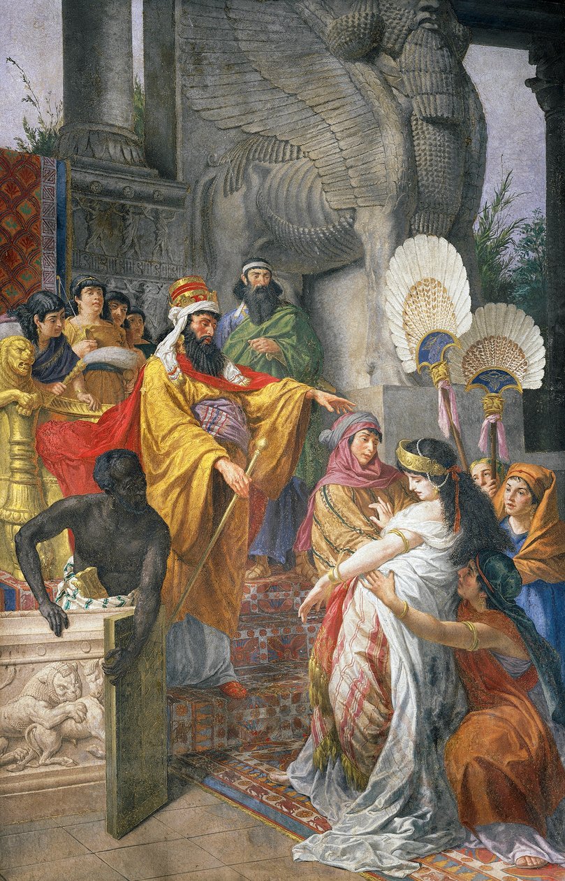 Ester og Ahasverus af Cesare Mariani