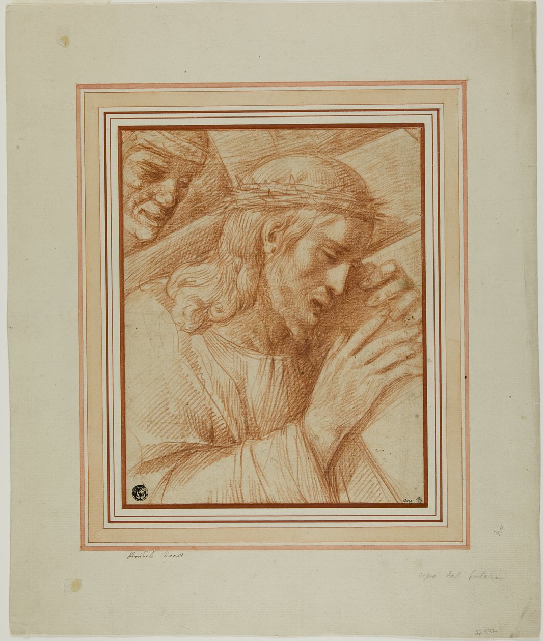 Kristus bærer korset af Cesare Rossetti