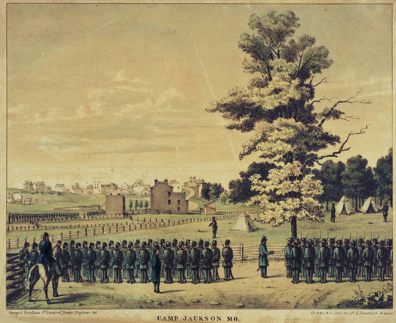 Camp Jackson, MO. af George G. Friedlein