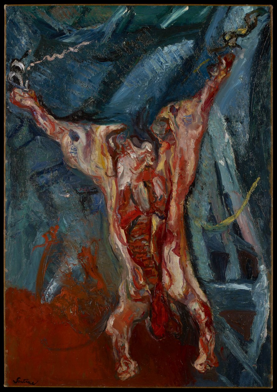 Krop af oksekød, 1925 af Chaim Soutine