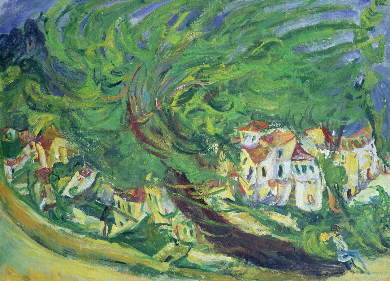 Faldet træ, c.1922-23 af Chaim Soutine