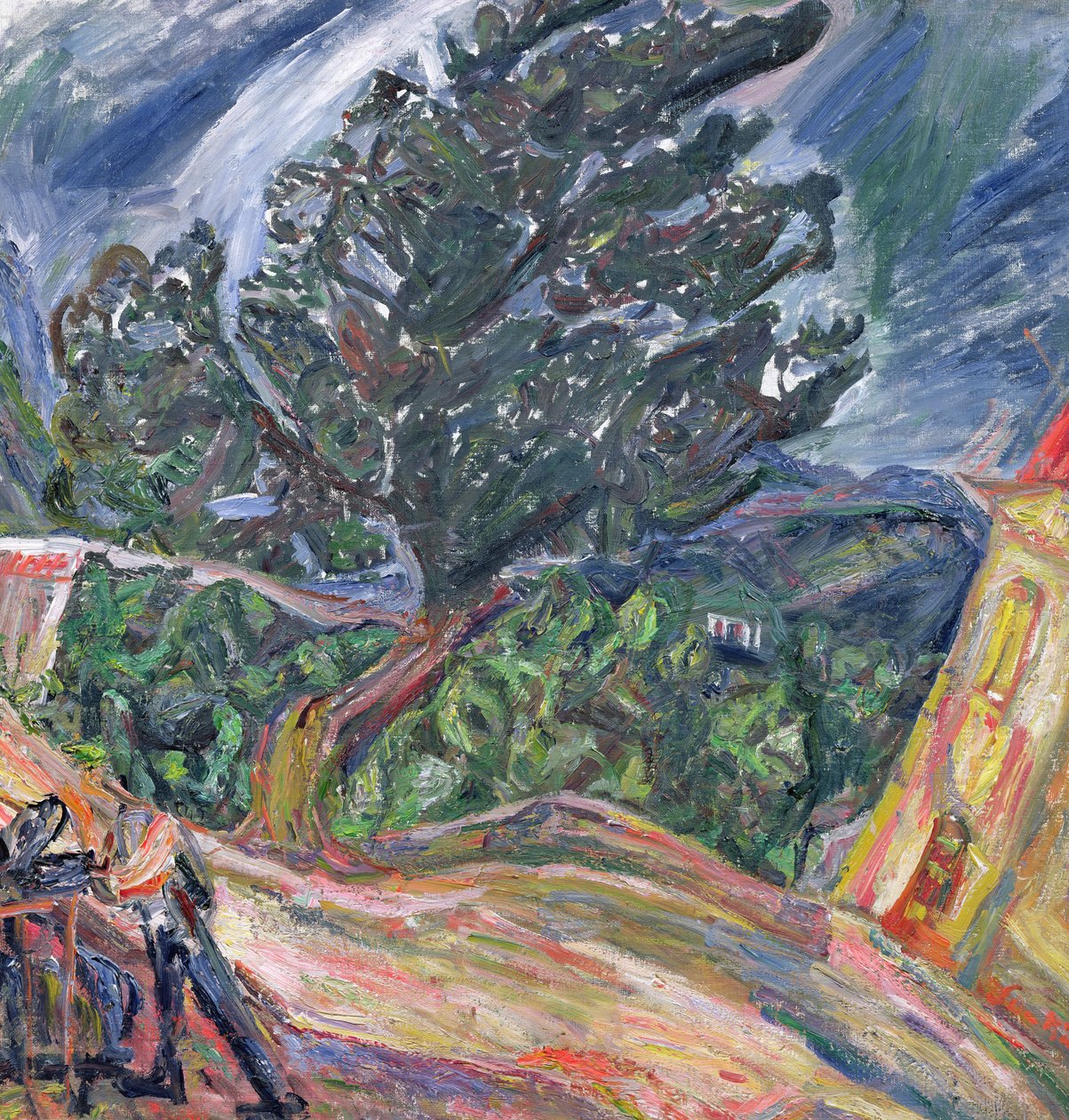 Det store blå træ, c.1940-42 af Chaim Soutine