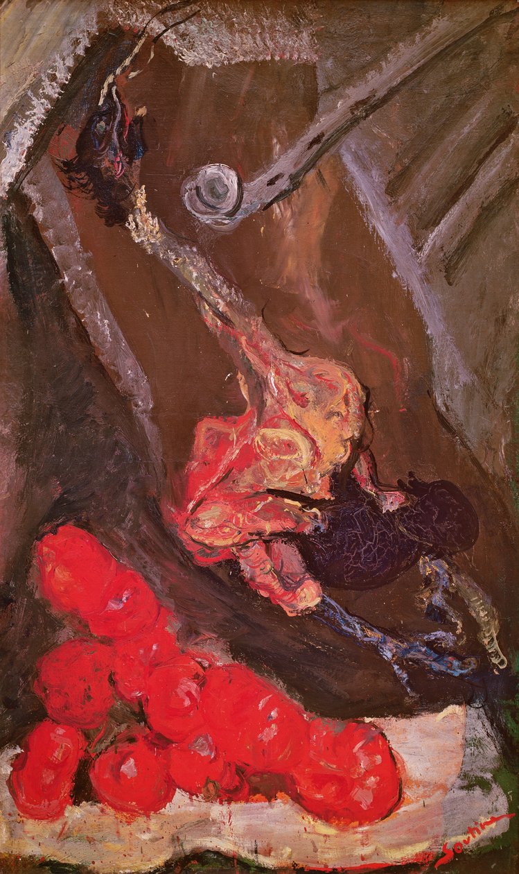 Kalkun og tomater af Chaim Soutine