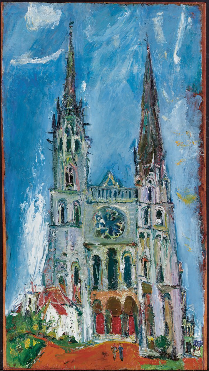 Chartres katedral, 1933 af Chaim Soutine