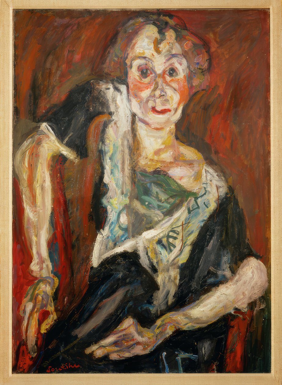 Den gamle skuespillerinde af Chaim Soutine
