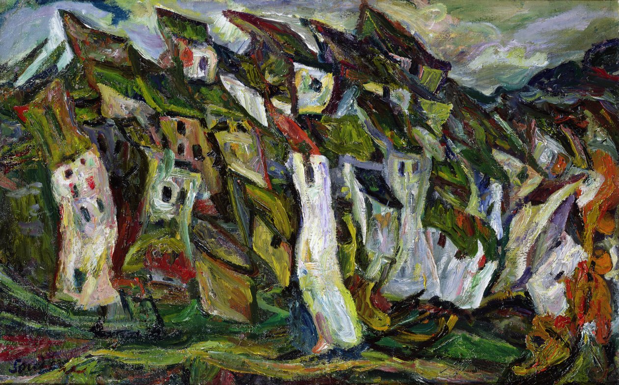 Huse, 1919-22 af Chaim Soutine