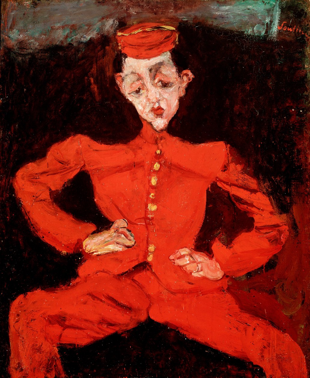 Le Groom-maleri af Chaim Soutine (1894-1944) af Chaim Soutine